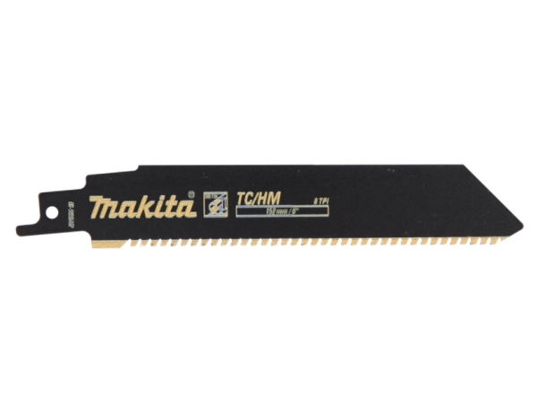Makita B-55572-10, Sticksågsblad, Gjutjärn, Stål, Trä, Volframkarbid (TC), Svart, 15,2 cm, 10 styck | Bajonettsågar | GameStuff