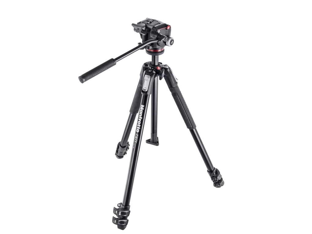 Manfrotto MK190X3-2W, 3 ben, Sort, 14,5 cm, 2,75 kg