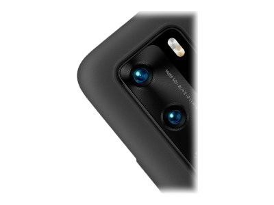 Huawei Baksidesskydd För Mobiltelefon Flytande Silikon Svart För Huawei P40