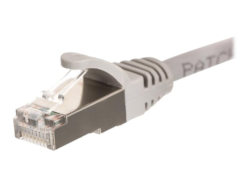 Netrack - Patchkabel - Rj-45 (Männlich) Auf Rj-45 (Männlich) - 25 Cm - S/Ftp - Cat 6 - Geformt, Knotenfrei - Grau