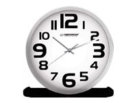 Esperanza Zegar ścienny Zurich biały (EHC013W) | Huset - Säkerhet & Larm - Klockor och väckarklockor | GameStuff