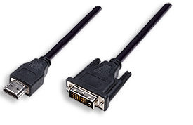 Manhattan 372503, 1,8 M, Hdmi Typ A (Standard), Dvi-D, Hanstik, Gerade