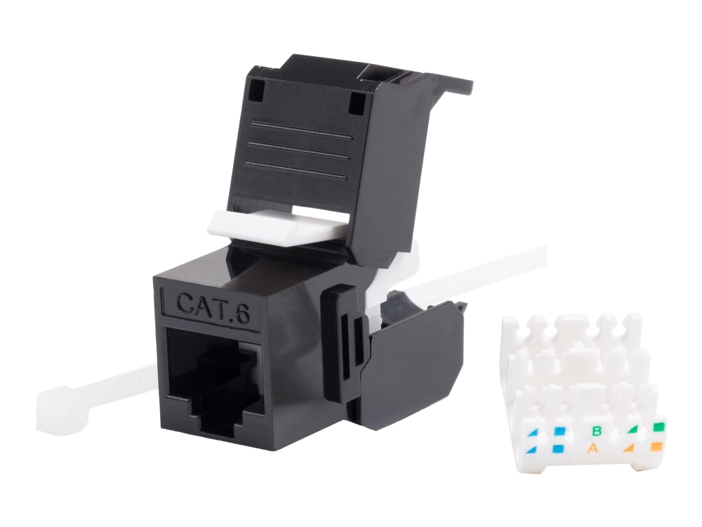 Netrack - Modular Indlæg - Cat 6 - Utp - Rj-45 - Sort