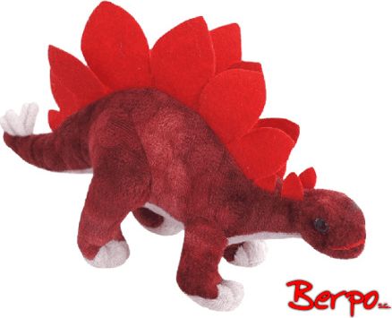 Beppe Plüsch Stegosaurus Rot 30 Cm