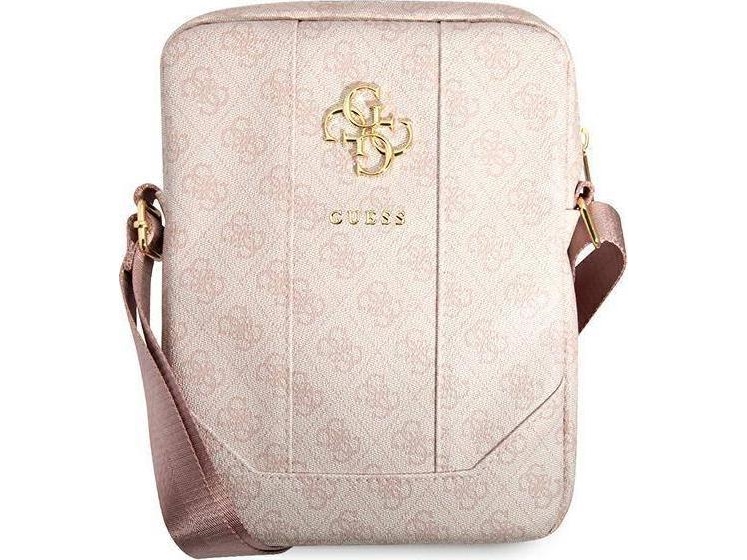 Guess Torba Gucb15p4tp 16" Różowy/ Rosa Saffiano 4G Triangle Logo