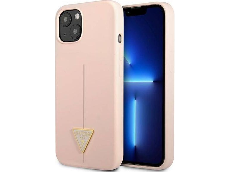 Guess Guhcp13ssltgp Iphone 13 Mini 5.4&Quot Pink/Pink Hardcase Silikon-Dreieck