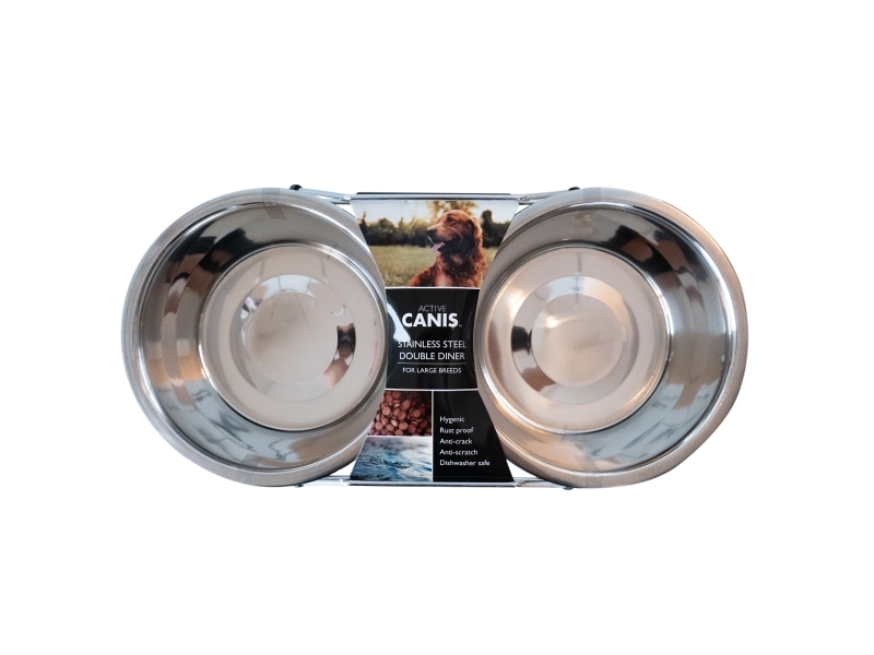 Double diner wrapper pack 2 x 1,8 l | Sällskapsdjur - Hund - Mat- och vattenskålar | GameStuff