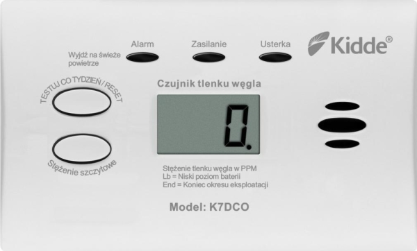 Dpm Anglies Monoksido Jutiklis Kidde K7dco