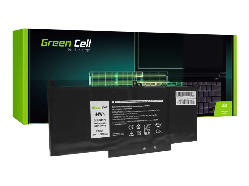 Green Cell Battery Green Cell F3ygt Battery For Dell Latitude 7280 7290 7380 7390 7480 7490