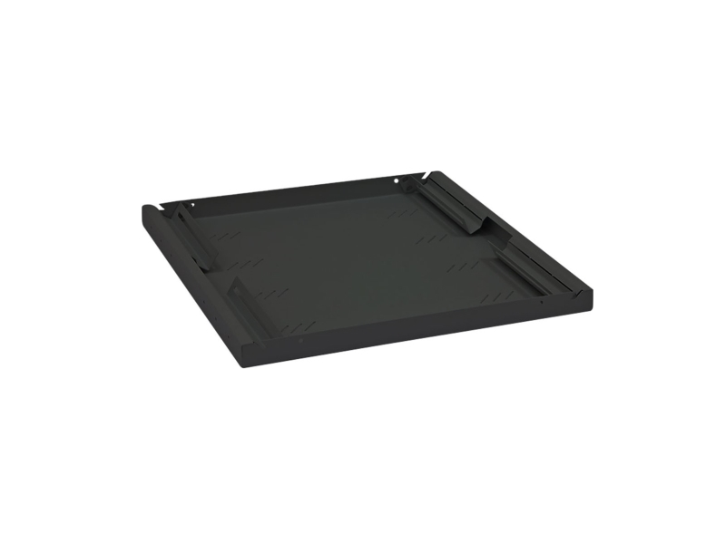 Triton Shelf With Perforation 1U 950Mm, Sort, 80 Kg, 1U, 950 Mm