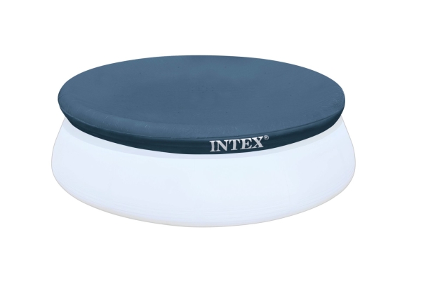 Intex 28020, Poolafdækning, Pool over jorden, Rund, Blå, PVC, Polyethylen, 2,44 m