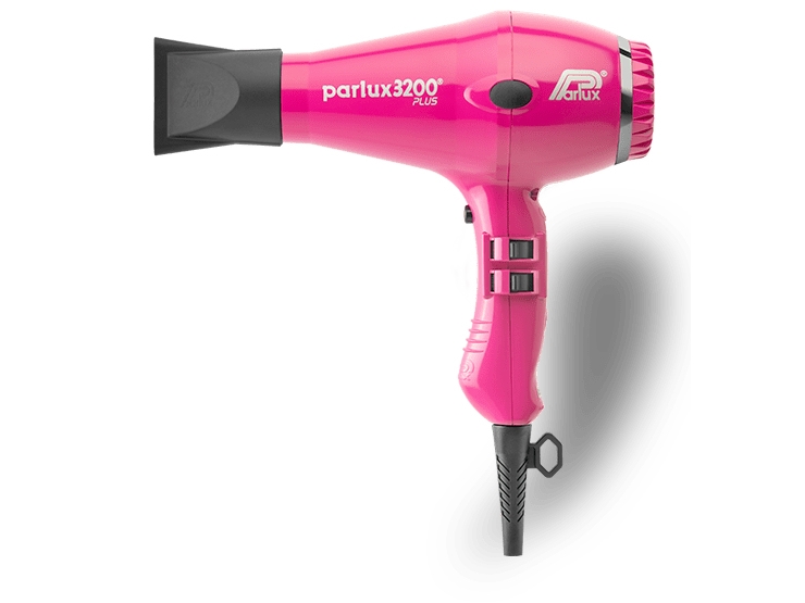 Parlux 3200 Plus, 71 M³/T, Fuchsia, Monokromatisk, Hængende Løkke, 3,3 M, 1900 W
