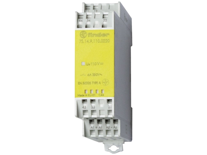 Finder 7S.14.8.230.4310 Relæ Nominel Spænding: 230 V/Ac Brydestrøm (Max.): 3 A 1 Stk