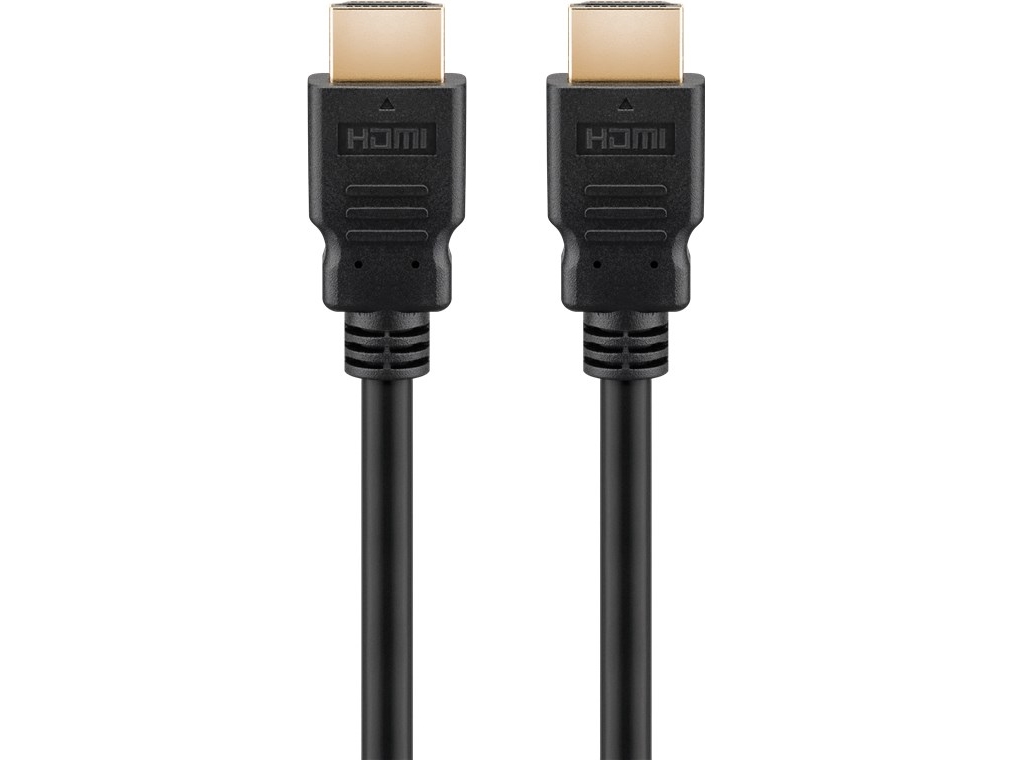 Goobay Ultrahøjhastigheds HDMI™-kabel med Ethernet, certificeret HDMI™ stik (type A) > HDMI™ stik (type A), 3 m