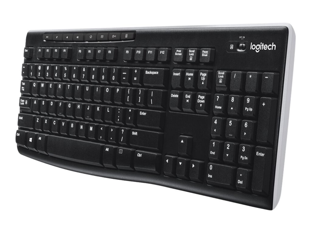 Logitech Wireless Keyboard K270 - Tangentbord - trådlös - 2.4 GHz - belgisk | Datortillbehör - Möss & Tangentbord - Tangentbord | GameStuff