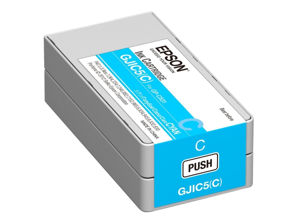 Epson Gjic5 : Ink Cartridge For Colorworks C831 (Cyan) (Moq=10), 1 Stück(E)