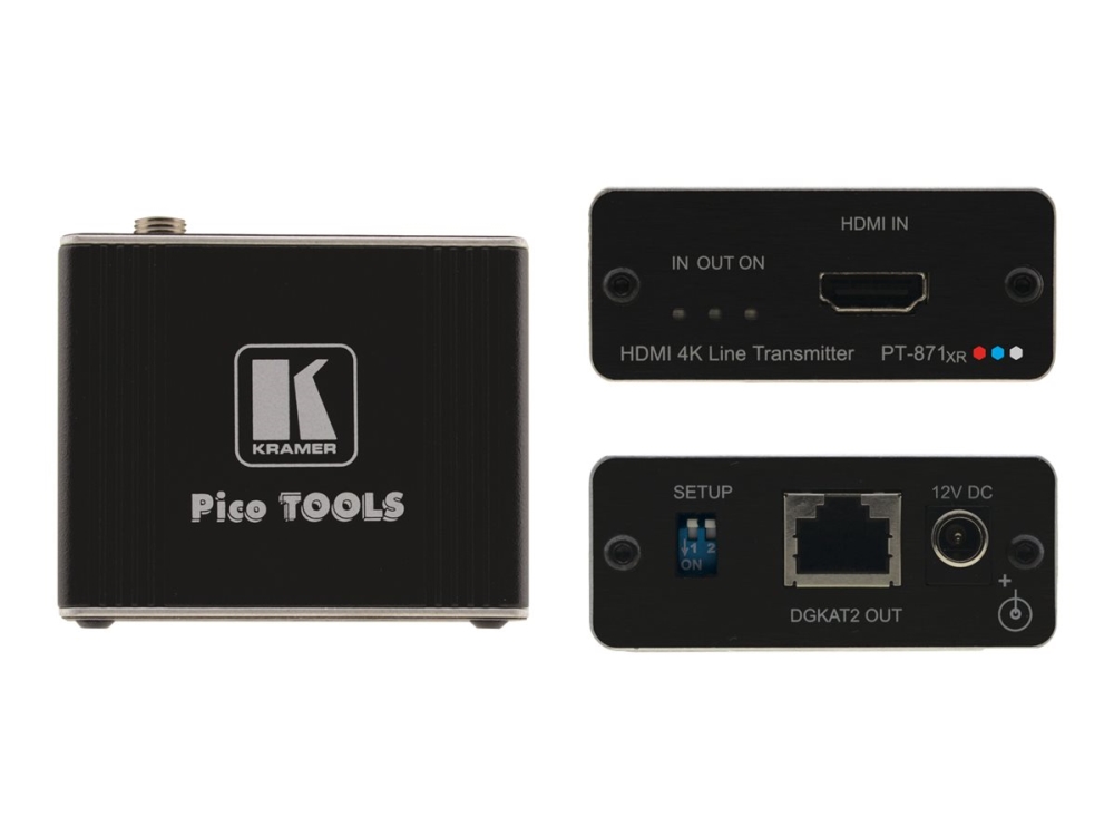 Kramer Picotools Pt 871xr Video/audio Ekspander Sender Dgkat 2.0 Op Til 70 M 1u