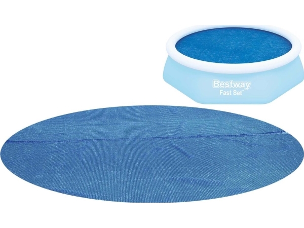 Bestway 58060, Pool-Solarabdeckung, Blau, 361 G, Sichtverpackung, 280 Mm, 380 Mm