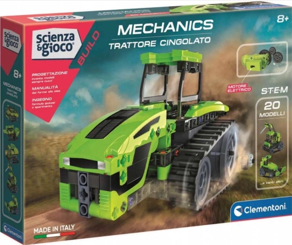 Clementoni Action & Réaction 50689, Technik-Bausatz, Ingenieurswesen, 8 Jahr(E), Schwarz, Grün