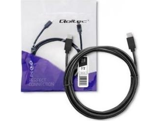 Qoltec 52345 Usb 2.0 Typ-C Kabel, 2 M, Schwarz