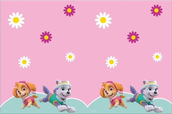 Procos Geburtstags-Tischdecke Paw Patrol Skye & Everest 120 X 180 Cm 1 Stk. Universell