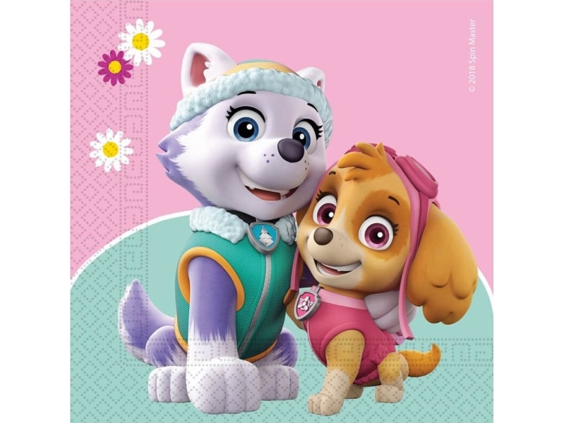 Paw Patrol Skye Servietten