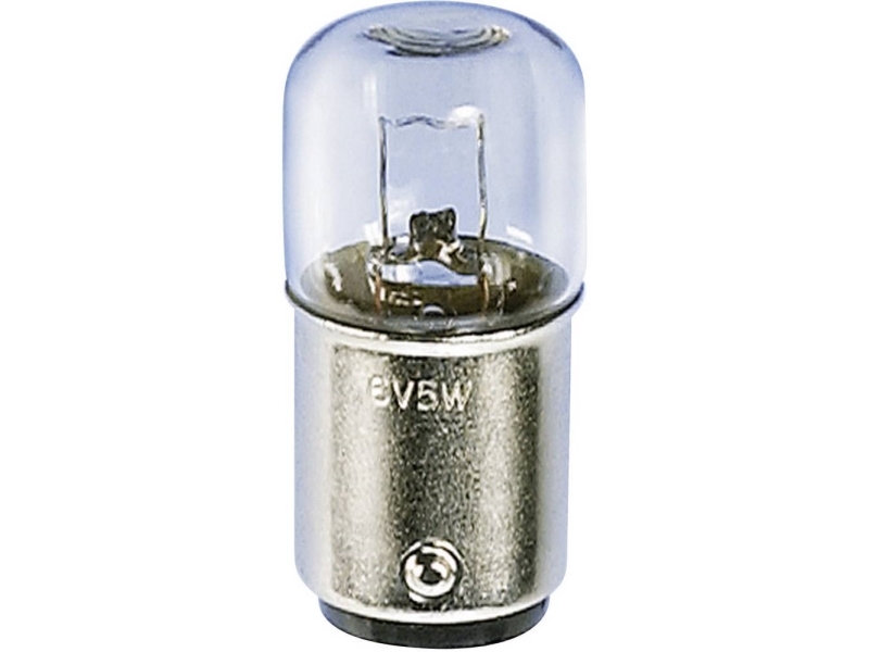 Barthelme Röhrenlampe 24 V/30 V 5 W/7 W Ba15d Klar 1 St.