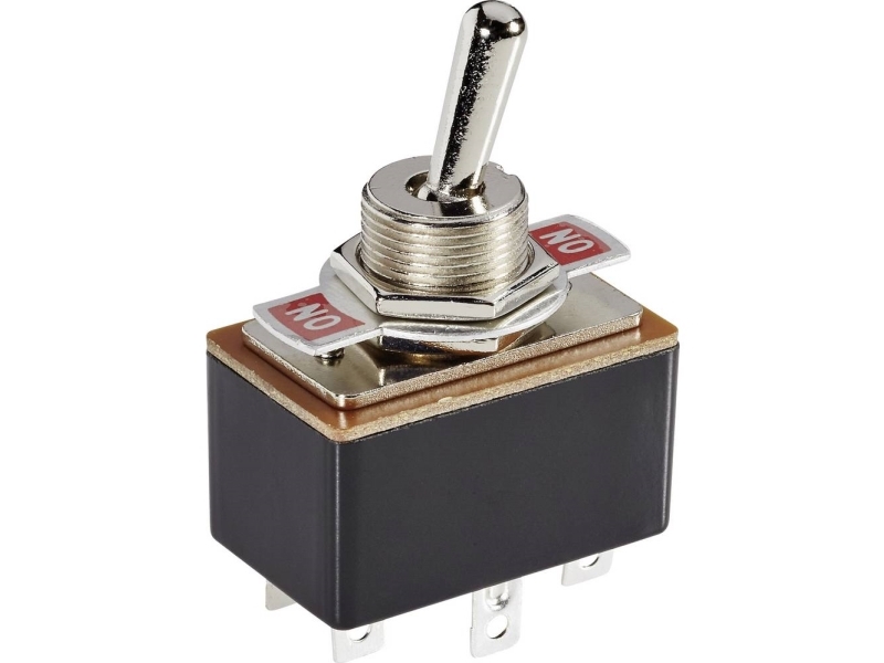 Tru Components 1587665 Tc-R13-4-05 Vippeafbryder 250 V/Ac 1.5 A 2 X On/On Klikkende 1 Stk