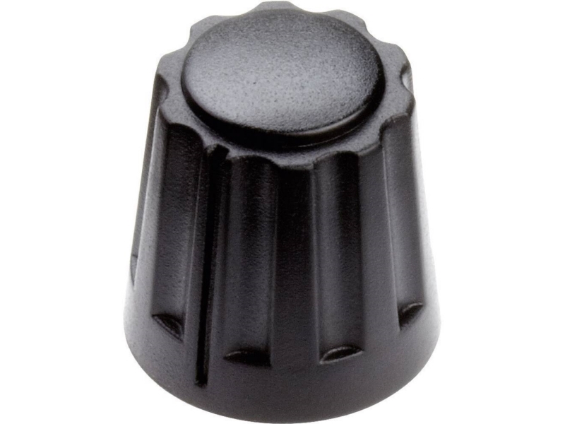 Mentor 4331.6000 Drejeknap Sort (Ø x H) 14.5 mm x 14 mm 1 stk