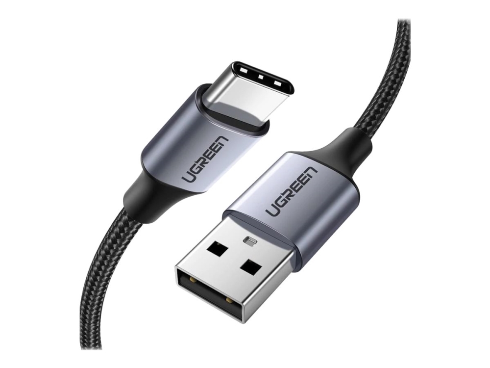 Ugreen - USB-kabel - USB (han) til USB-C (han) - USB 2.0 - 5 V - 3 A - 2 m - sort