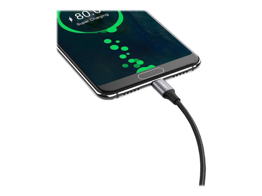 Ugreen - Usb-Kabel - Usb (Han) Til Usb-C (Han) - Usb 2.0 - 5 V - 3 A - 2 M - Sort