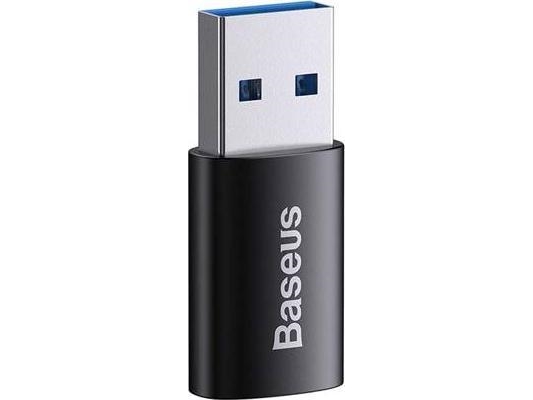Baseus Ingenuity, Usb Typ-A, Usb Typ-C, Weiblich, Schwarz, Buchse, Stecker