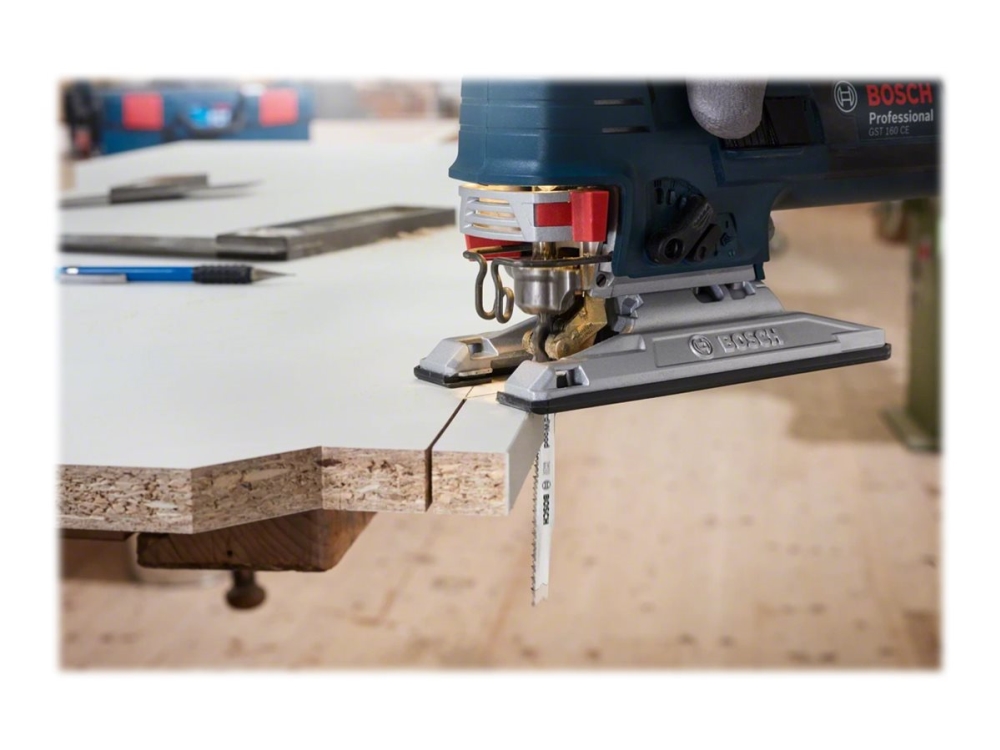 Bosch Progressor for Wood T 234 X - Sticks&aring;gblad - f&ouml;r tr&auml;, sp&aring;nskiva, fiberplatta, mjuka tr&auml;slag, sl&auml;ta tr&auml;material - 3 delar - T-skaft - l&auml;ngd: 117 mm