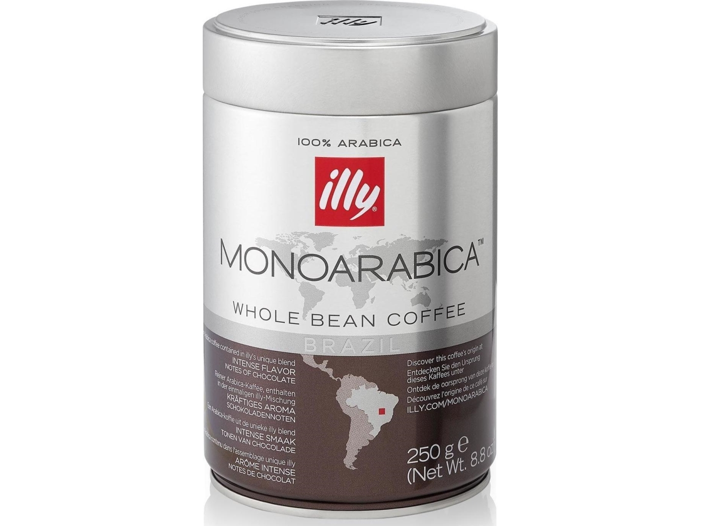 Illy Monoarabica, 250 G, Espresso, Dåse