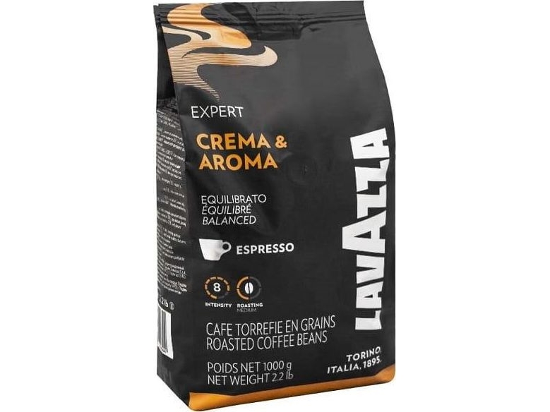 Lavazza Crema E Aroma, 1 Kg, Americano, Cappuccino, Kaffee, Espresso, Medium Geröstet