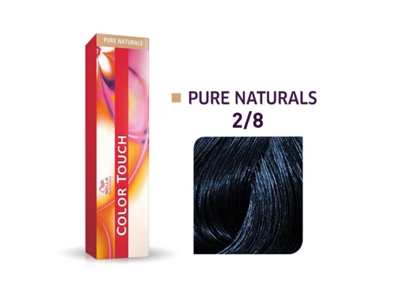 Wella Professionals Color Touch 2/8 Semi-Permanente Haarfarbe, Schwarz Blau, 60Ml