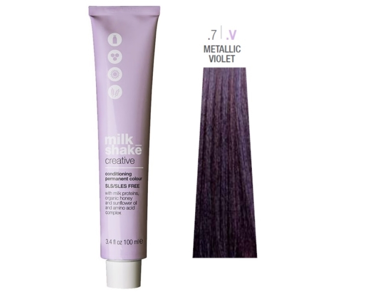 Milk_Shake Creative Permanent Hair Color Metallic Violet 100Ml