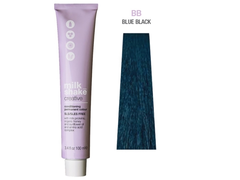 Permanent Colour Black-Blue 100Ml