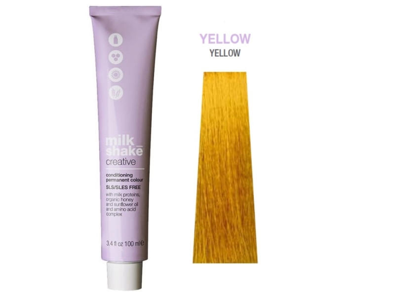 Milk Shake Creative Permanent Hair Color Yellow 100Ml