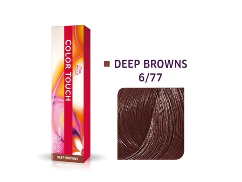 Wella Professionals Wella Professionals, Color Touch, Ammonia-Free, Semi-Permanent Hair Dye, 6/77 Deep Brown, 60 Ml For Women