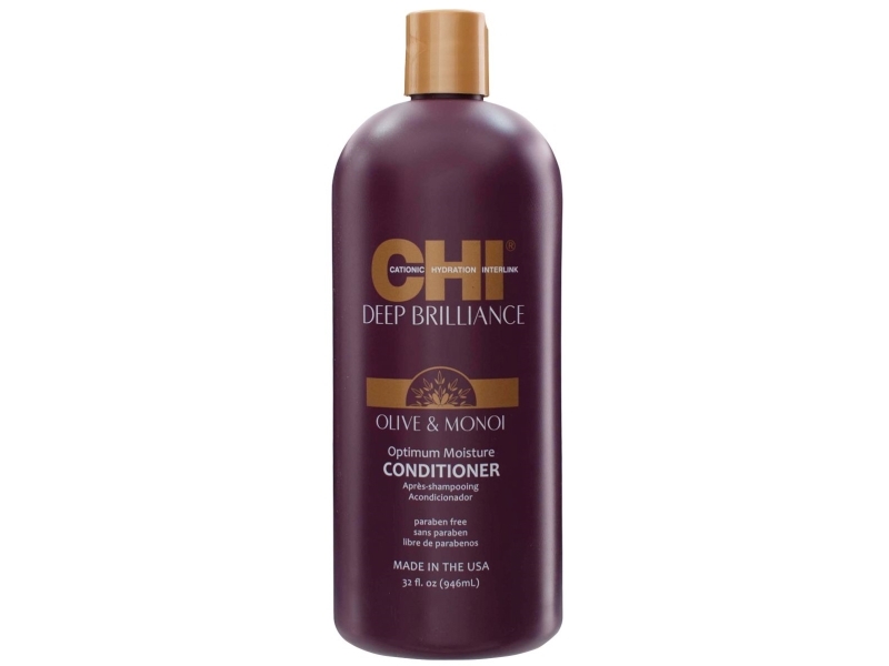 Chi Deep Brilliance Olive & Monoi Optimum Moisture Conditioner 946 Ml