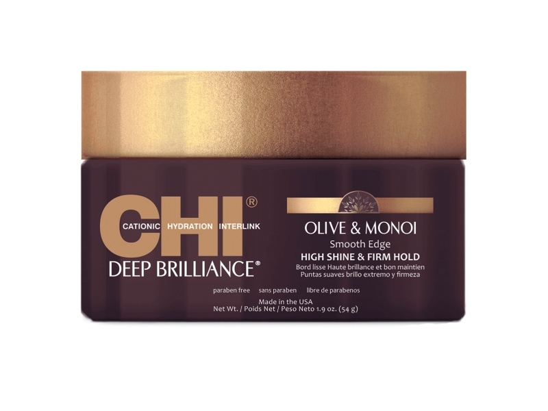 Chi Deep Brilliance Pomade For Smooth Edge High Shine And Firm Hold Hair 54G