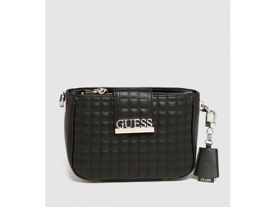 Guess Guess Matrix Leather Bag Black For Women For Women