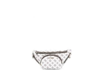 Guess Utility Vibe Textil Bauchtasche/Fanny Pack, Weiß (Für Frauen)