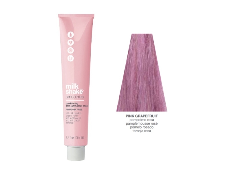 Milk Shake , Smoothies, Semi-Permanent Hårfarve Pink Grapefruit 100 Ml