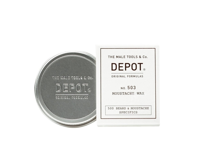 Depot, 500 Beard & Mustache Specifics No. 503, Jojoba Oil, Moustache Wax, For Styling, 30 Ml