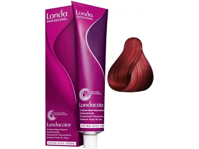 Londa Permanent Hair Colour Cream, 6/4 Dark Blond Copper, 60 Ml