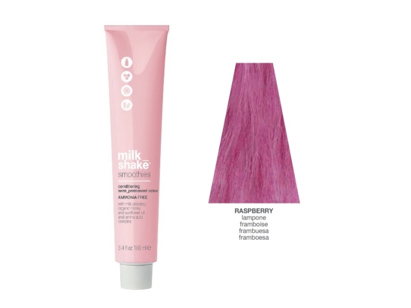 Milk Shake Smoothies, Semi-Permanente Haarfarbe Raspberry, 100 Ml (Für Frauen)