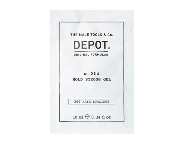 Depot, 300 Hair Stylings No. 304, Botanical, Hair Styling Gel, For Styling, Strong Hold, 10 Ml For Men