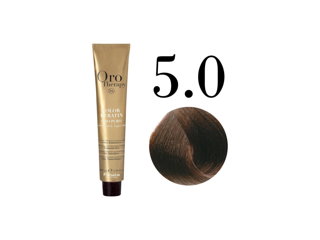 Fanola Oro Therapy Color Keratin Oro Puro 5.0 100 Ml